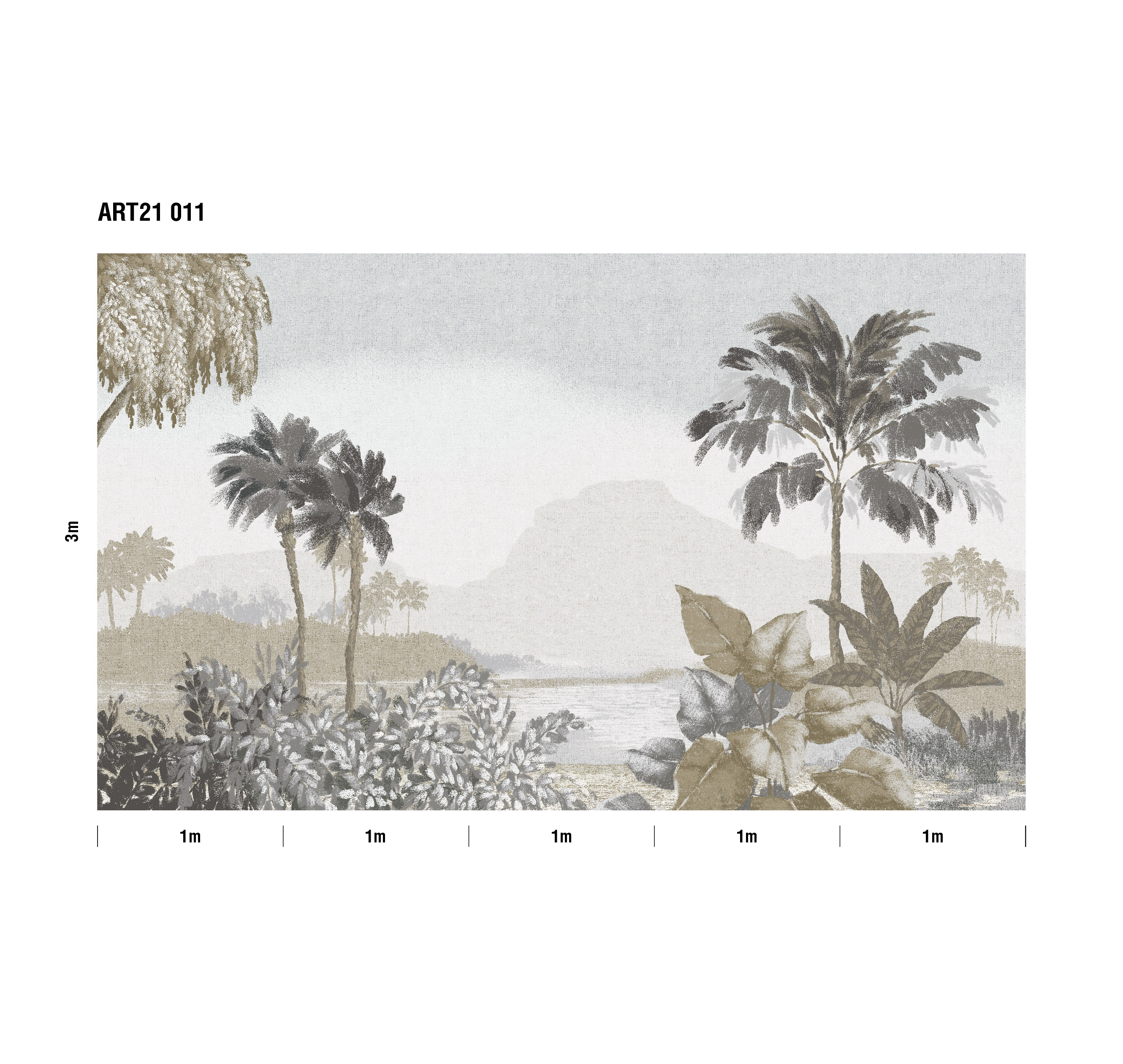 Панно Loymina Пейзаж 2 Мадагаскар ART21 011 3×5